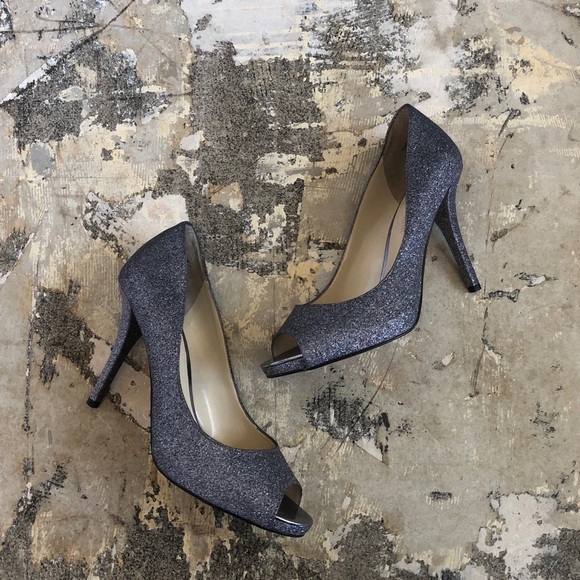 Enzo Angiolini Shoes - Enzo Angiolini Dark Silver Sparkle